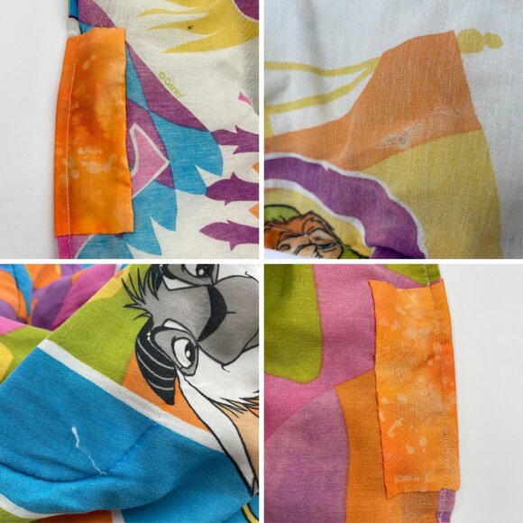 Vintage Disney Hunchback Of Notre Dame Comforter FLAWS Esmeralda Quasimodo 90s - Picture 6 of 16